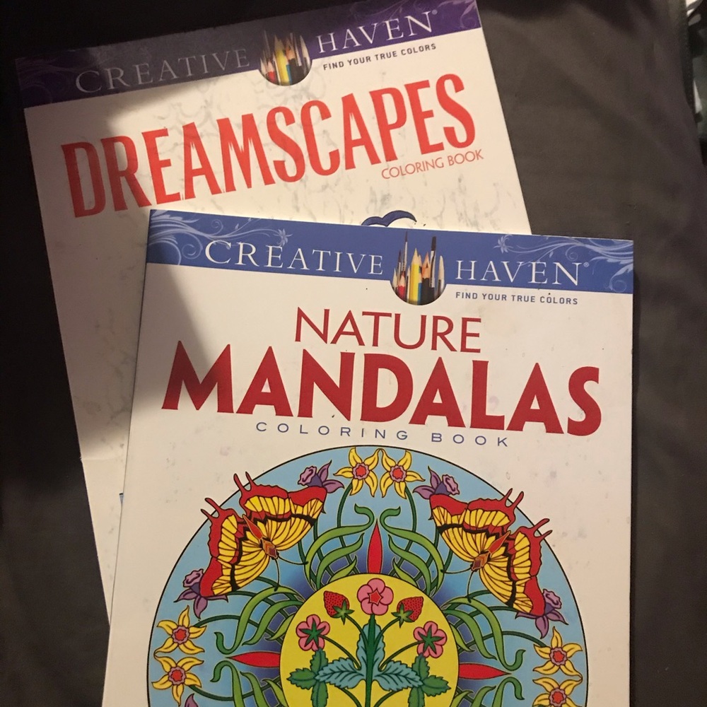 Dreamscapes & Nature Mandalas Adult Coloring Books